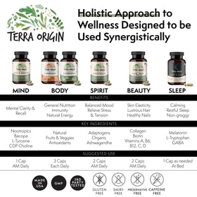 Flacon de TERRA ORIGIN Sommeil Naturel avec étiquette visible