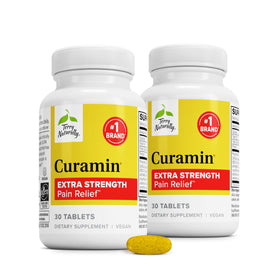 Flacon de Terry Naturally Curamin Extra Strength contenant 30 comprimés