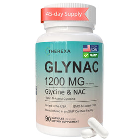Flacon de THEREXA GLYNAC 1200MG avec 90 capsules