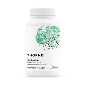 Flacon de THORNE Berberine 60 capsules vue de face