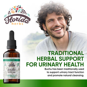 Flacon de Tincture de Buchu Bio FLORIDA HERBS de face