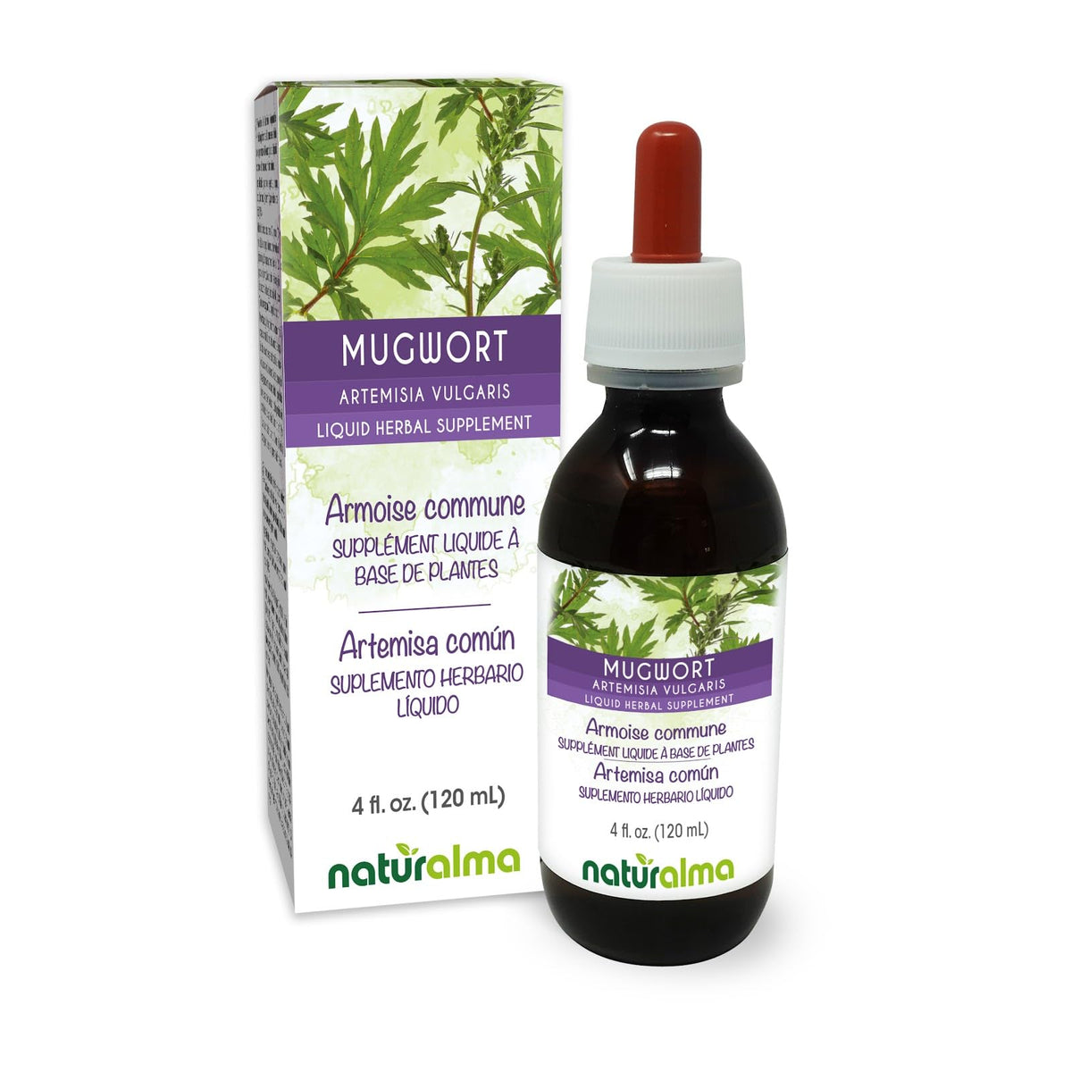 Flacon de tisane d'Armoise Naturalma 4 fl oz