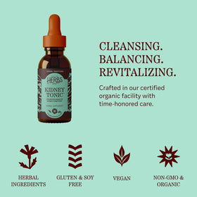 Flacon de Tonic Rénal Herbs Etc. avec goutteurs