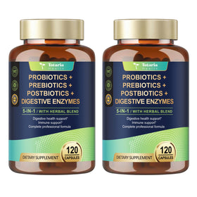Flacon de Totaria 5-en-1 Probiotiques 120 capsules