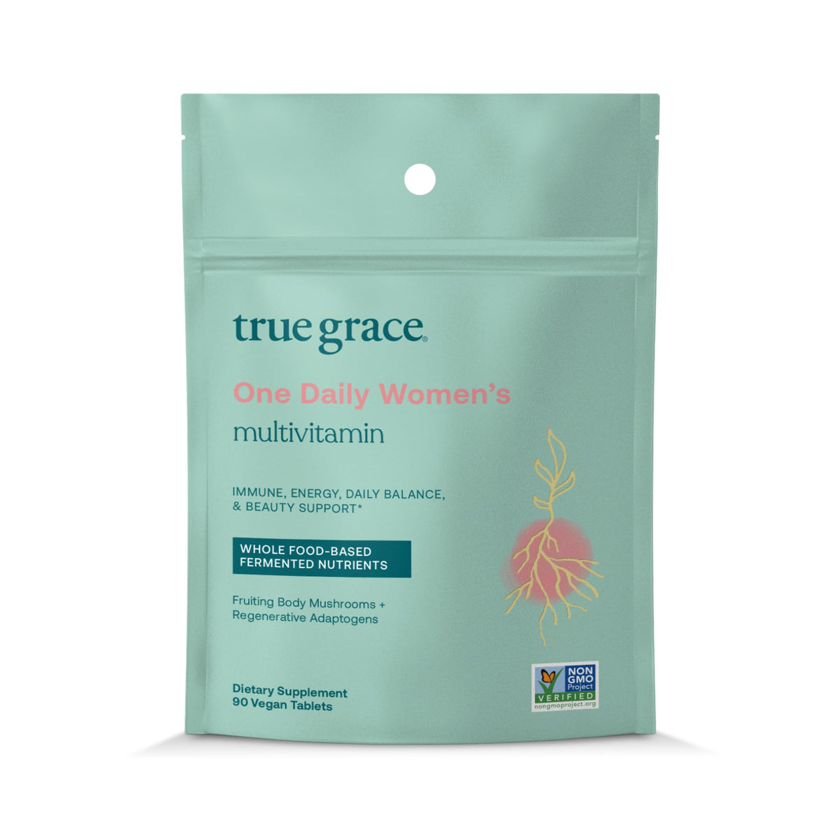 Flacon de True Grace Multivitamines Femme 90 comprimés végétaliens