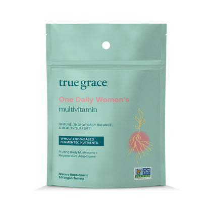 Flacon de True Grace Multivitamines Femme 90 comprimés végétaliens
