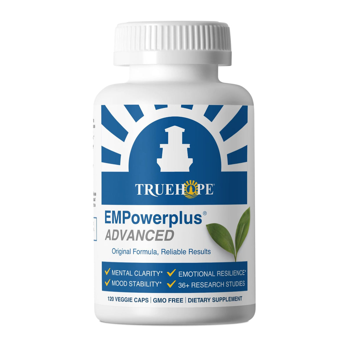 Flacon de Truehope EMPowerplus 120 capsules vue de face