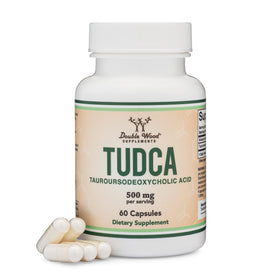 Flacon de TUDCA 500mg Double Wood Supplements vue de face