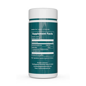 Flacon de UpNourish Probiotiques sur une table en bois