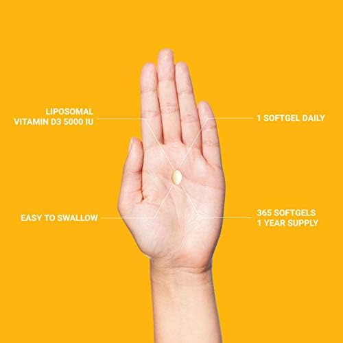 Flacon de UpNourish Vitamine D3 avec étiquette visible