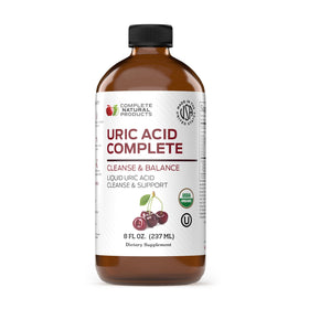 Flacon de Uric Acid Complete 8oz de Complete Natural Products vue de face