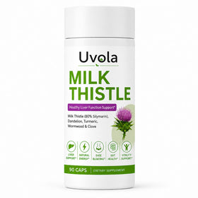 Flacon de Uvola Chardon-Marie 90 capsules vue de face