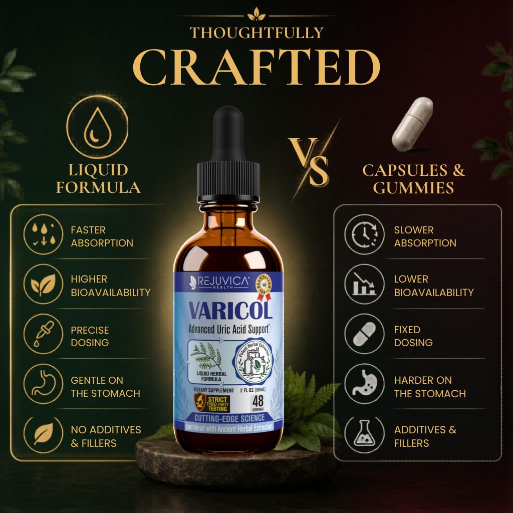 Flacon de Varicol sur un fond naturel