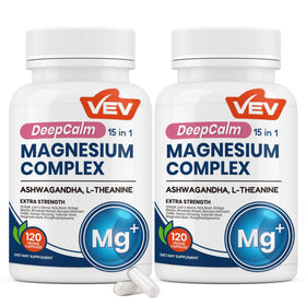 Flacon de VEV Complexe de Magnésium 15-en-1 avec 240 gélules
