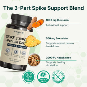 Flacon de VINATURA Spike Protein avec étiquette visible