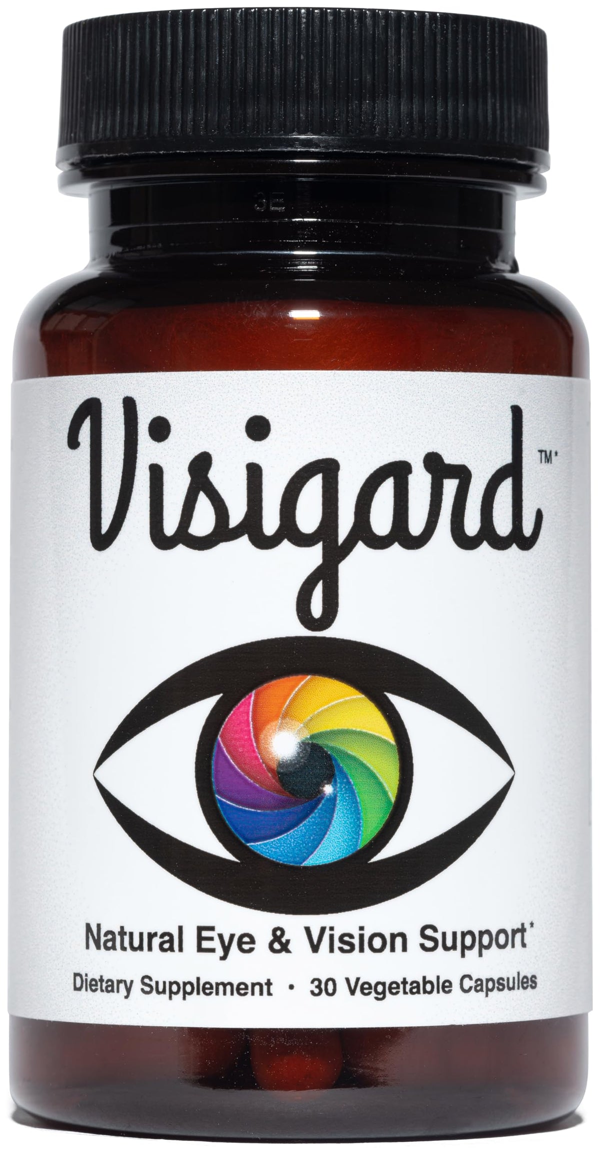 Flacon de Visigard Complément Alimentaire Support Visuel 30 Capsules Végétales