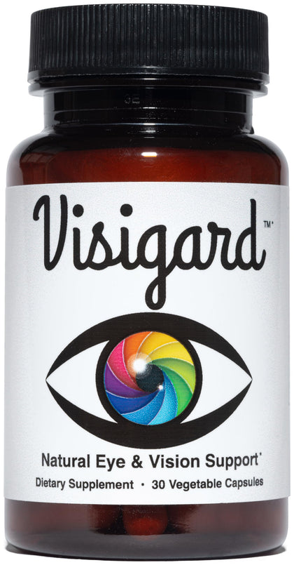 Flacon de Visigard Complément Alimentaire Support Visuel 30 Capsules Végétales