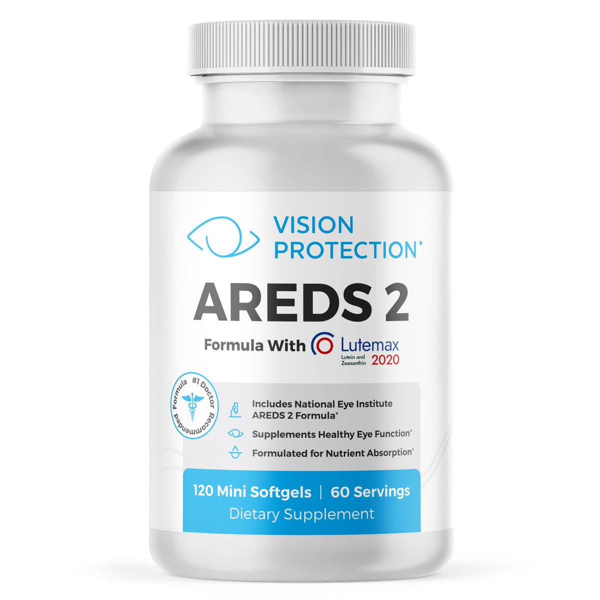 Flacon de VISION PROTECTION AREDS 2 avec 120 capsules