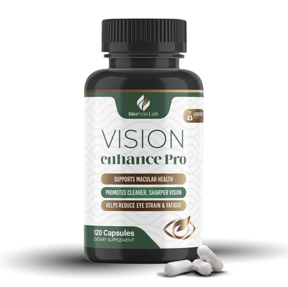 Flacon de VISION support PRO avec 120 capsules pour la santé oculaire