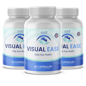 Flacon de Visual Ease 60 capsules avec étiquette détaillée