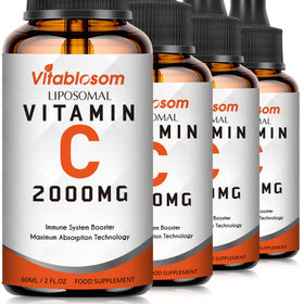 Flacon de Vitablosom Vitamine C Liposomale 2000mg 60ML vue de face
