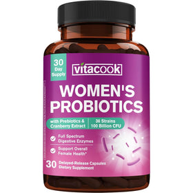 Flacon de Vitacook Probiotiques pour Femmes 100 Milliards CFU