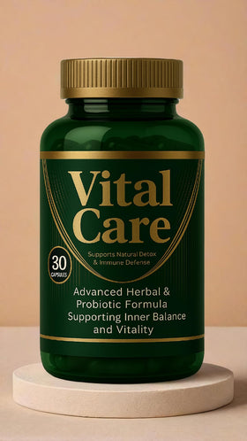 Flacon de Vital-Care Complément Alimentaire 30 Capsules vue avant