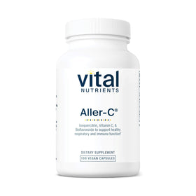 Flacon de Vital Nutrients Aller-C 100 capsules vue de face