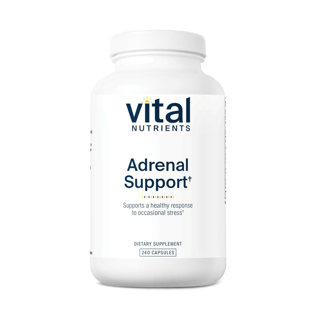 Flacon de Vital Nutrients Soutien Surrénalien 240 capsules