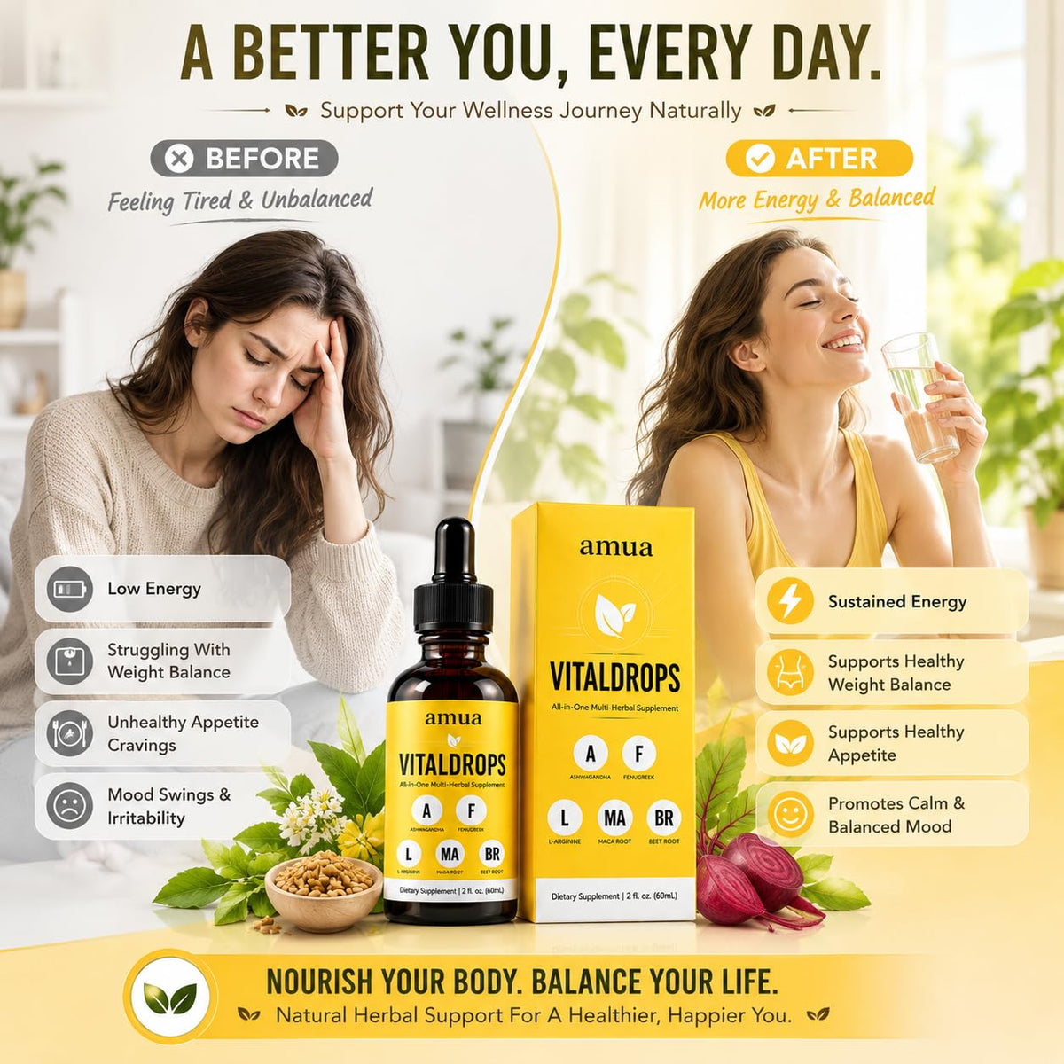 Flacon de Vitaldrops natocore avec étiquette visible