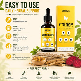 Flacon de Vitaldrops natocore avec vue de côté