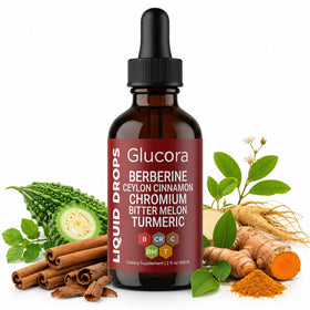 Flacon de vitalleap Glucora Berberina Liquide 60 ml vue de face
