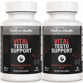 Flacon de Vitalyra Health Testo Support avec 30 capsules