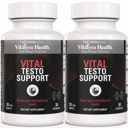 Flacon de Vitalyra Health Testo Support avec 30 capsules