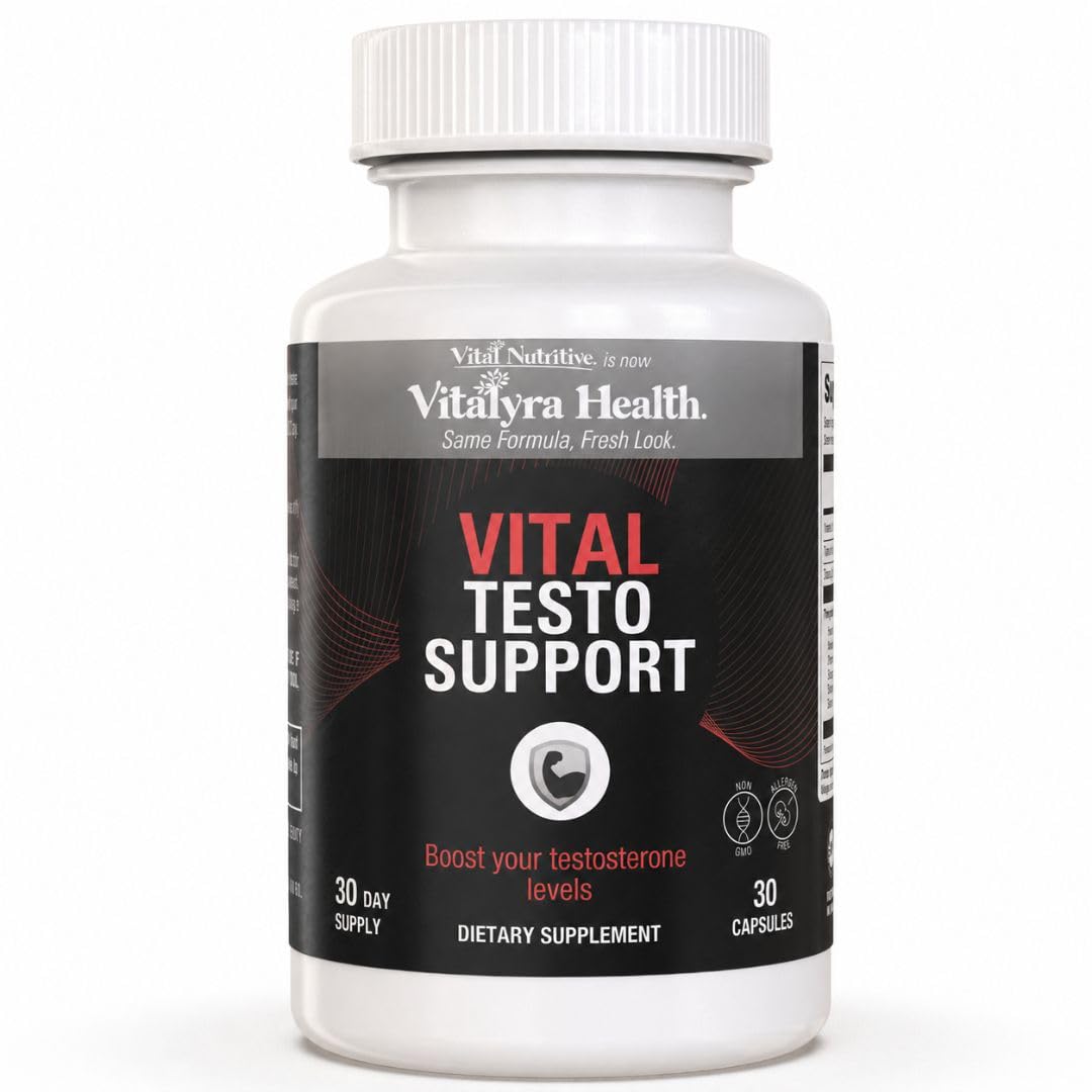 Flacon de Vitalyra Health Testo Support avec 30 capsules