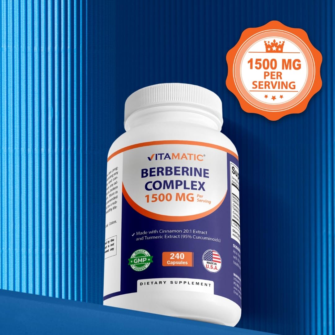 Flacon de Vitamatic avec étiquette et dosage recommandé