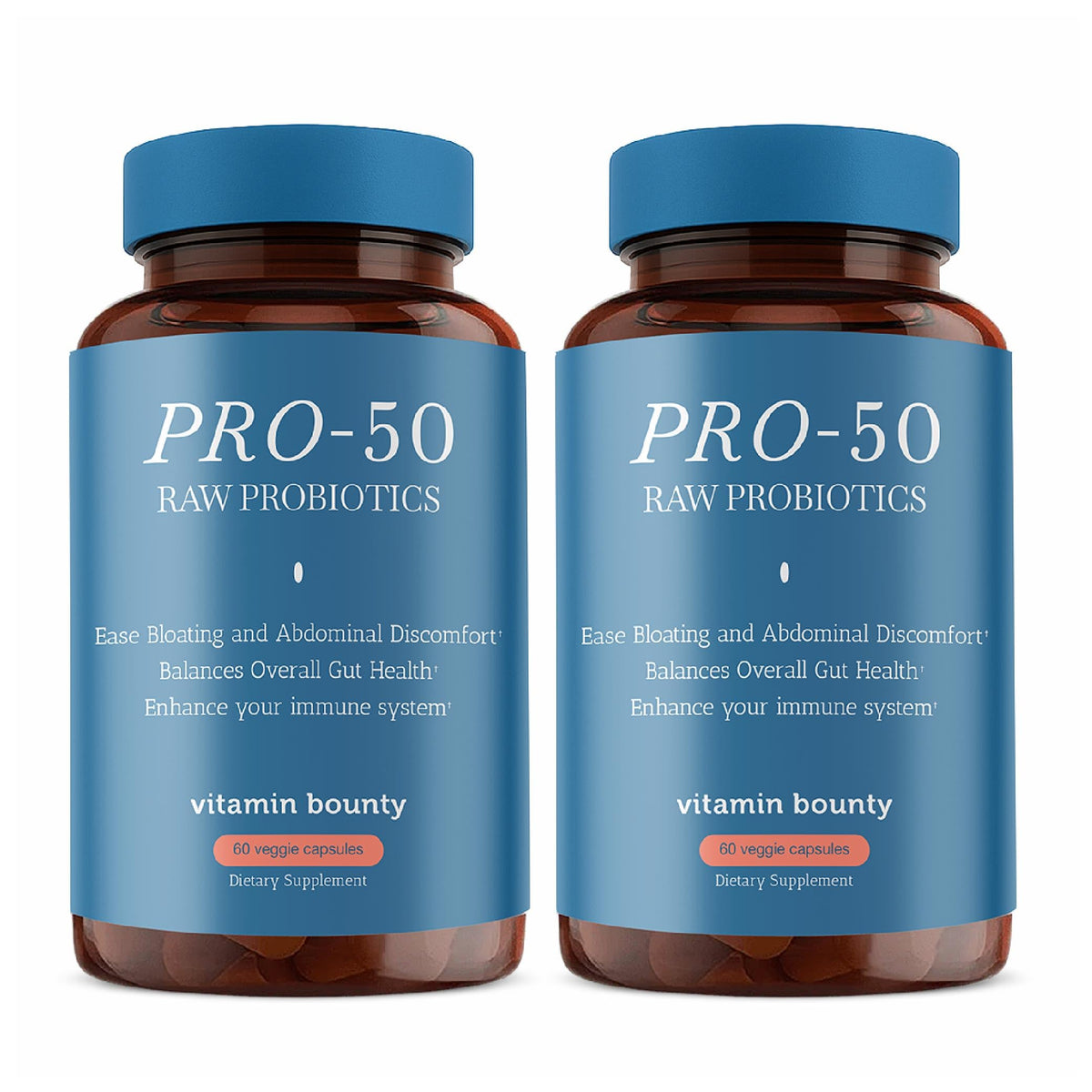 Flacon de Vitamin Bounty Pro-50 Probiotique 50 milliards CFU, vue avant