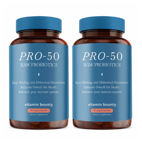 Flacon de Vitamin Bounty Pro-50 Probiotique 50 milliards CFU, vue avant