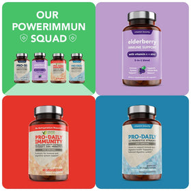 Flacon de Vitamin Bounty Pro-50 Probiotique sur une table en bois