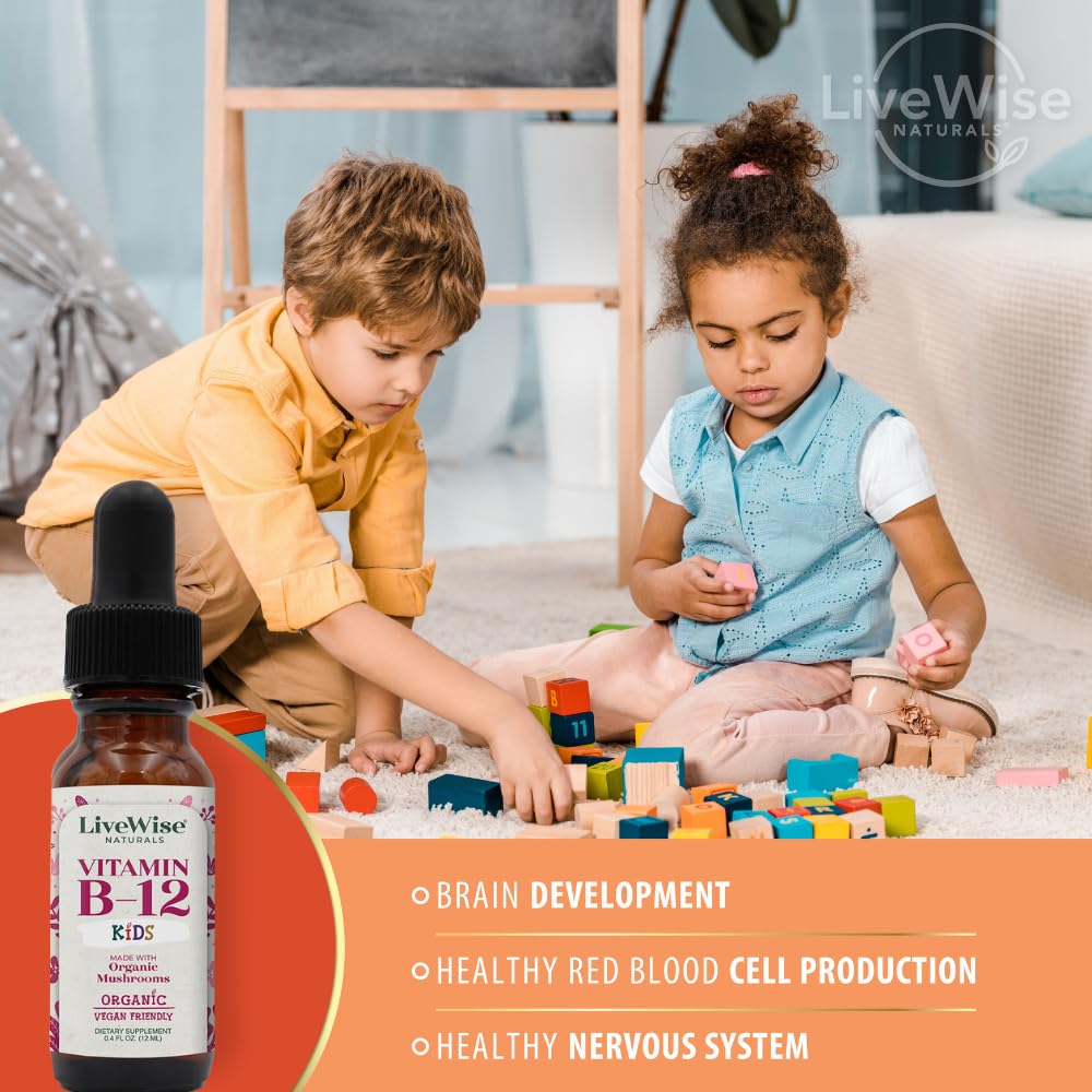 Flacon de Vitamine B12 avec une vue rapprochée sur l'emballage