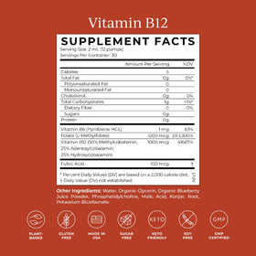 Flacon de vitamine B12 CYMBIOTIKA avec goutte à goutte