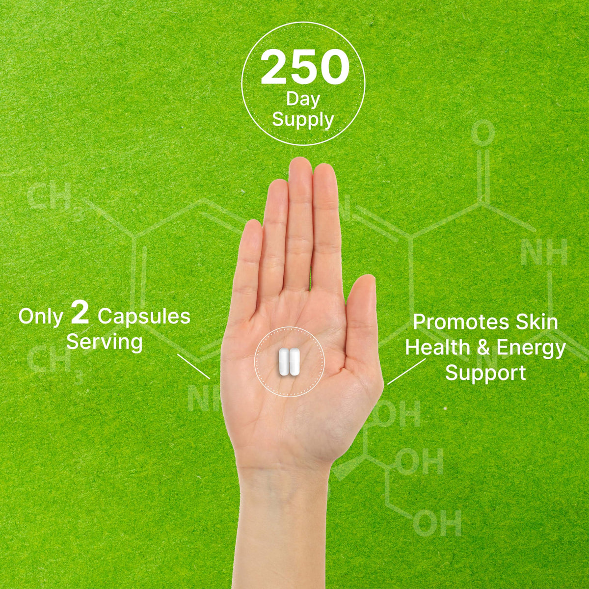 Flacon de Vitamine B3 Nicotinamide avec étiquette visible