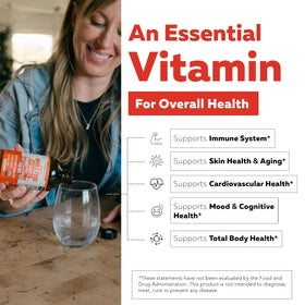 Flacon de Vitamine C Bio Triquetra Health avec fruits biologiques