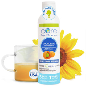 Flacon de Vitamine C Liposomale 1000mg Core Med Science vue de face