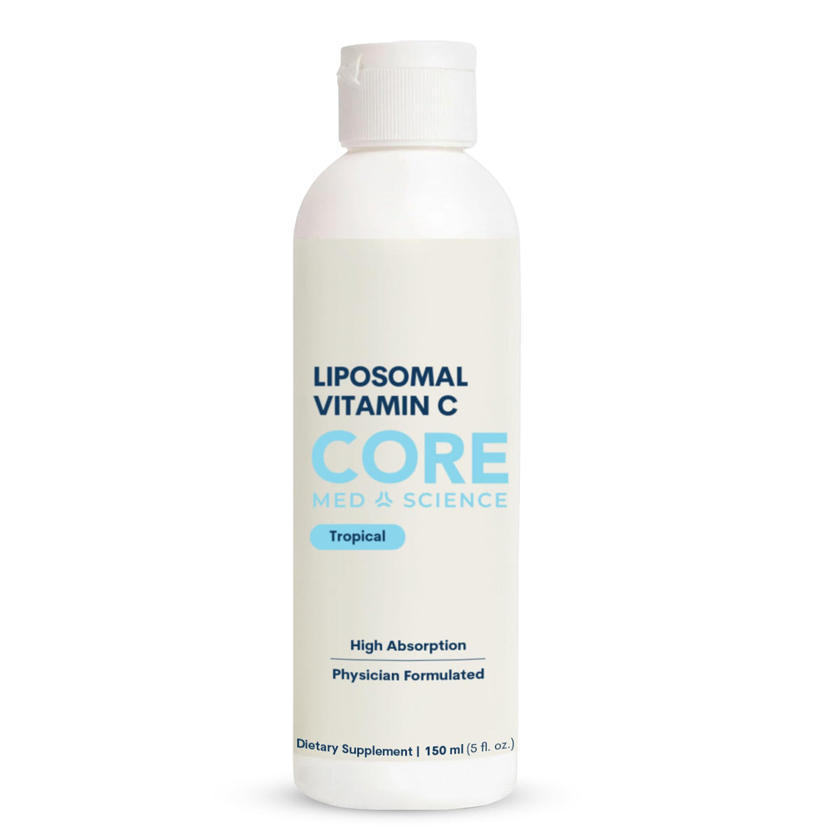 Flacon de Vitamine C Liposomale Core Med Science 150ml vue de face