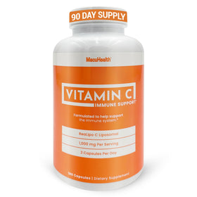 Flacon de Vitamine C Liposomale Macuhealth 1000MG vue avant