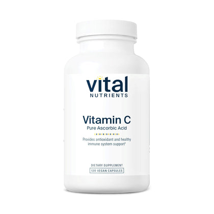 Flacon de Vitamine C Vital Nutrients 1 000 mg 120 capsules