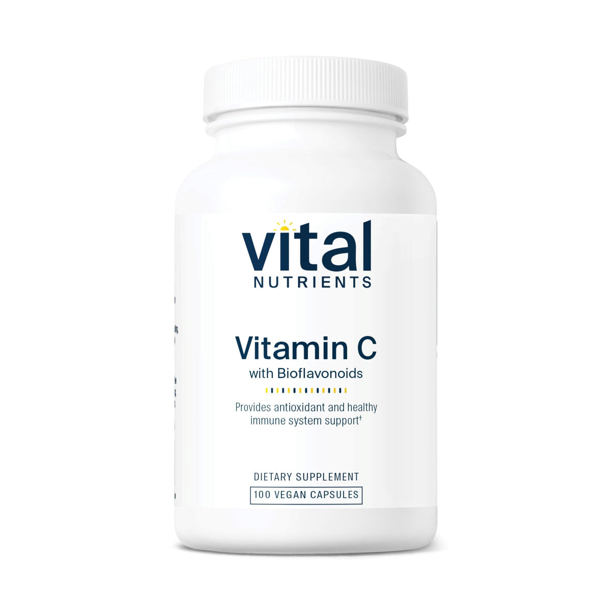Flacon de Vitamine C Vital Nutrients 100 capsules