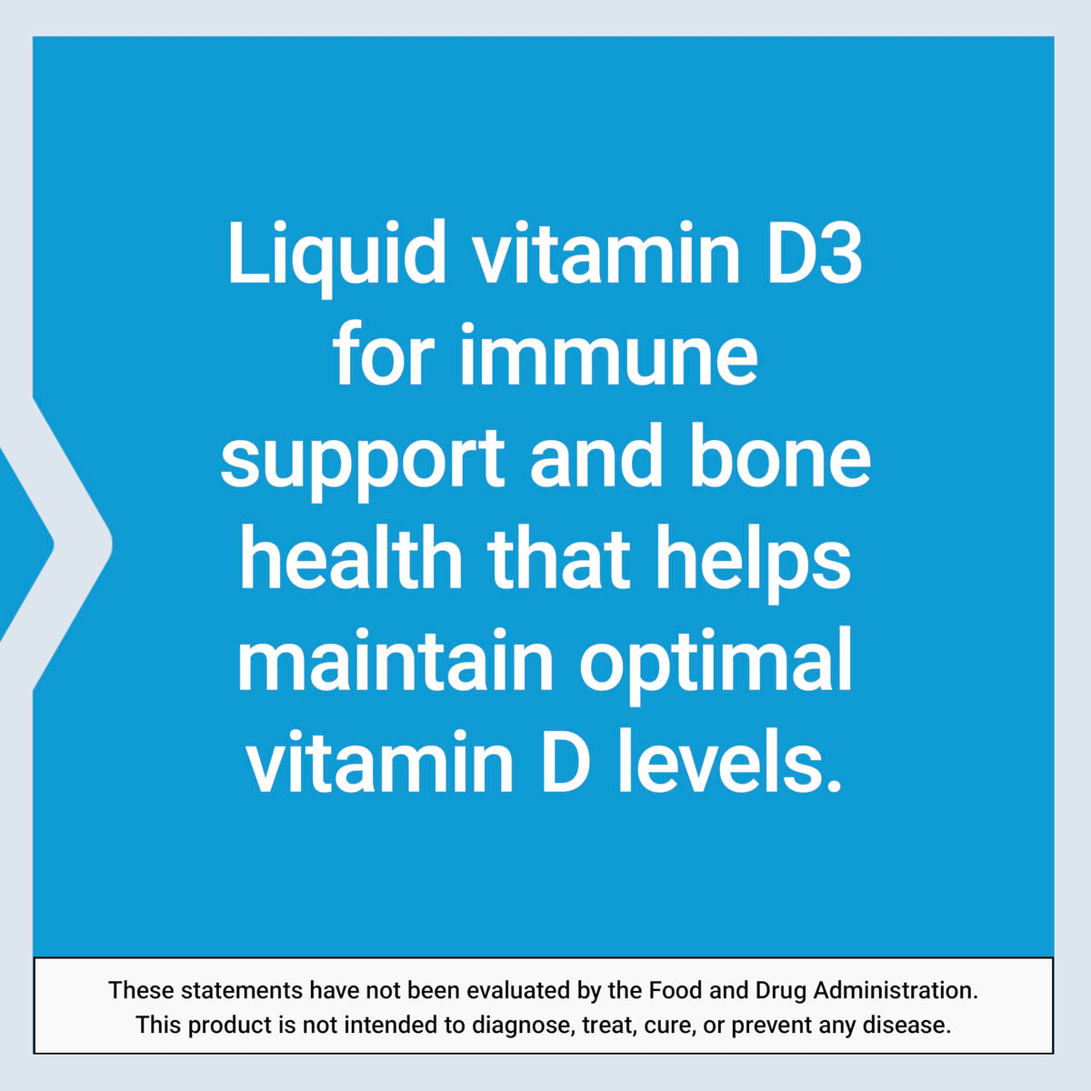 Flacon de Vitamine D3 Menthe Life Extension avec goutte visible