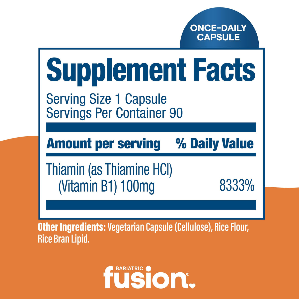 Flacon de vitamines avec capsules à côté sur une table